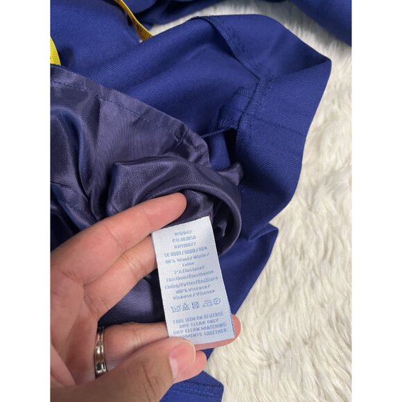 Boden Blue Chic Wool Dress Cobalt Royal Size 16 Long Style# WQ047 - Picture 8 of 10